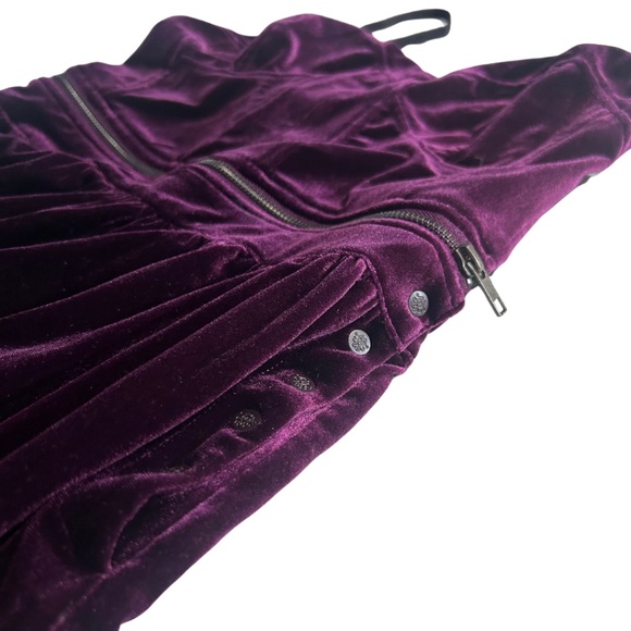 Like New Jessica Simpson Purple & Black Party Dress in Size 4 - Picture 6 of 11